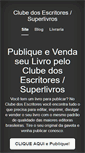 Mobile Screenshot of clubedosescritores.com.br